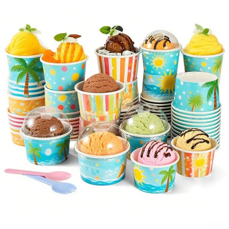 Custom Printed Ice Cream Cups