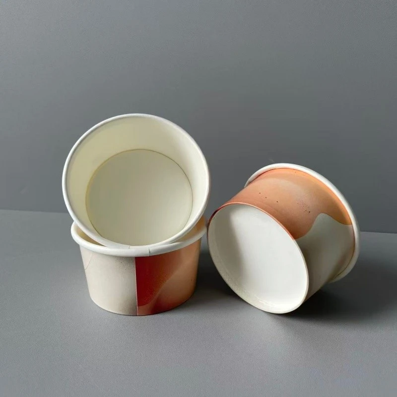 3oz 100ml Small Ice Cream Cups With Seal And FDA high quality
