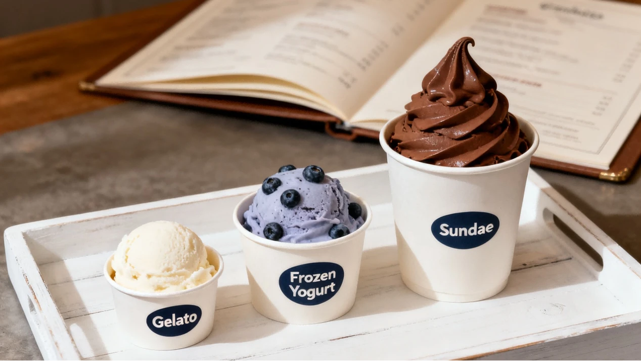 Ice cream cups with printing 4 Ice cream cups with printing 4