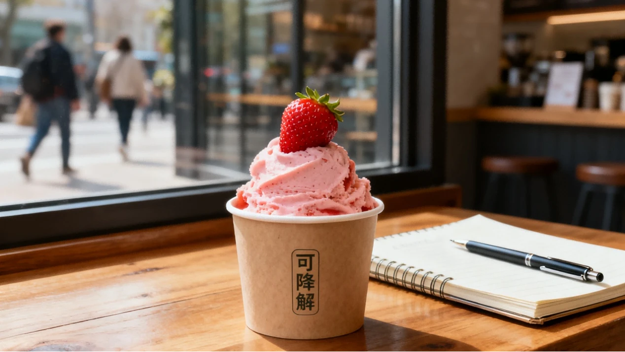 customizable Paper Ice Cream Cups 3 customizable Paper Ice Cream Cups 3