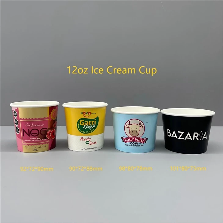 disposable ice cream sundae cups