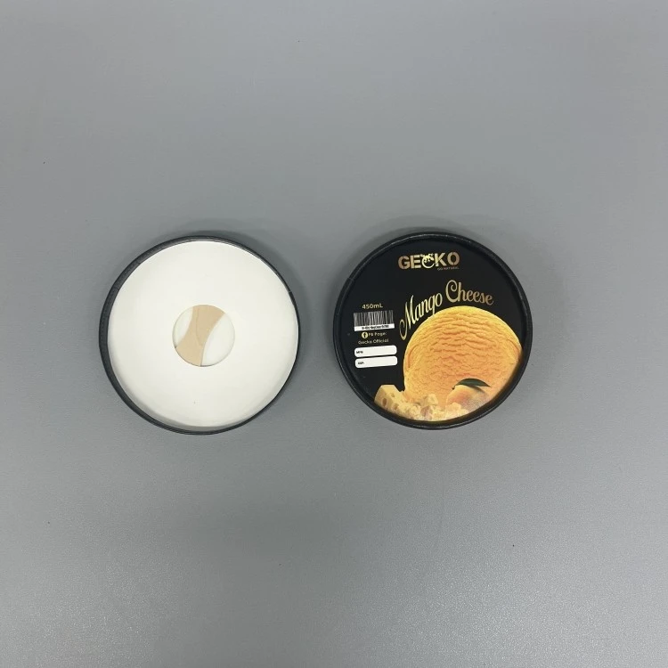Paper Lid with wooden spoon