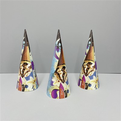 Manchons coniques en papier d'aluminium pour hôtels